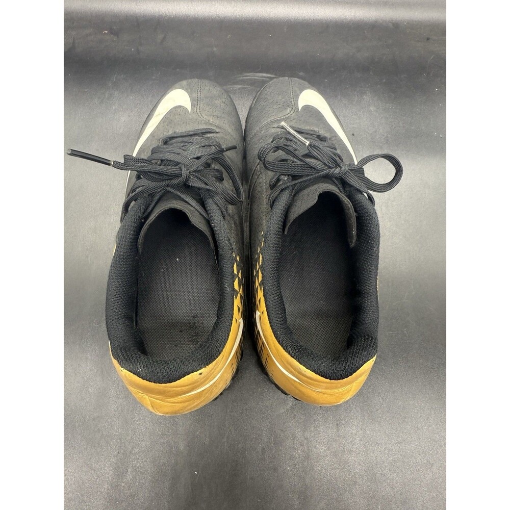 Mens Nike Bomba X Indoor Soccer Shoes 826186-077 Black Gold Mens Size 7 EUC - Picture 5 of 7